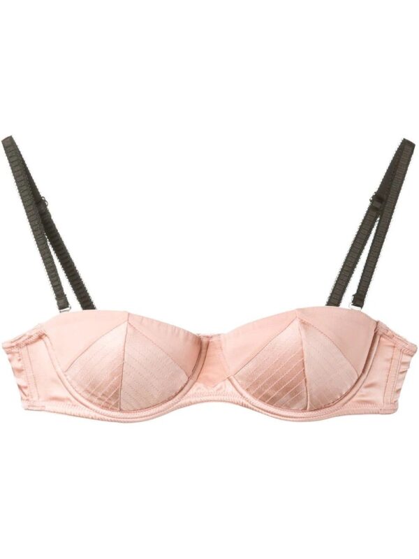Fleur Du Mal  topstitch convertible bra