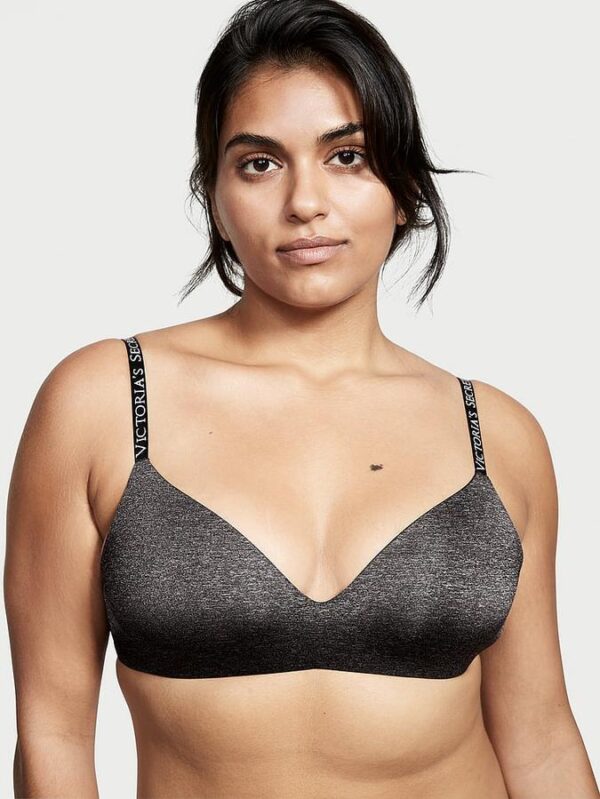Victoria's Secret T-Shirt Wireless Logo Strap Bra