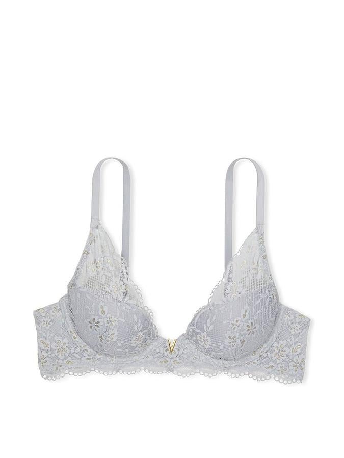 Victoria's Secret Lace Half-Pad Plunge Bra - Image 3