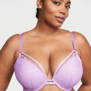 Victoria's Secret Strappy Fishnet Lace Push-Up Bra