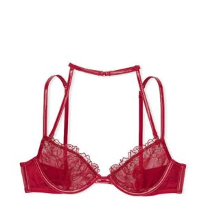 Victoria's Secret Midnight Affair Embroidery Low-Cut Demi Bra