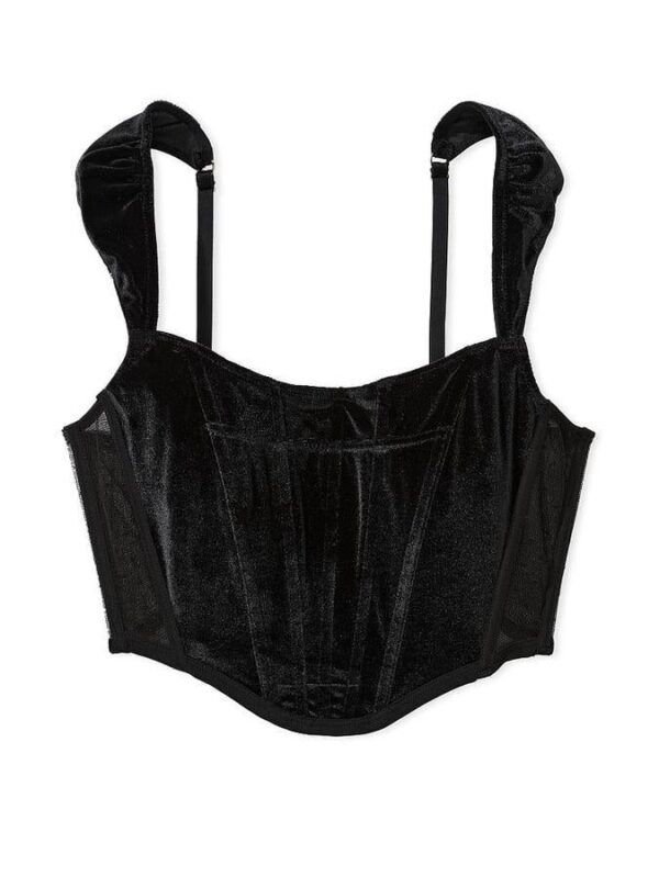 Victoria's Secret Velvet Corset Top - Image 3