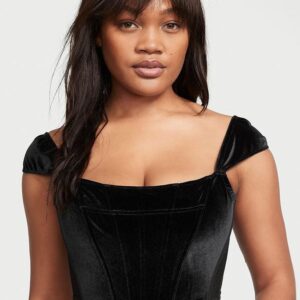 Victoria's Secret Velvet Corset Top