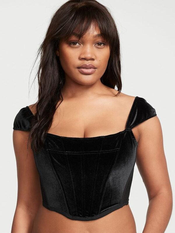 Victoria's Secret Velvet Corset Top