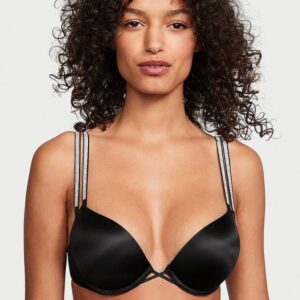 Victoria's Secret Bombshell Add-2-Cups Double Shine Strap Push-Up Bra