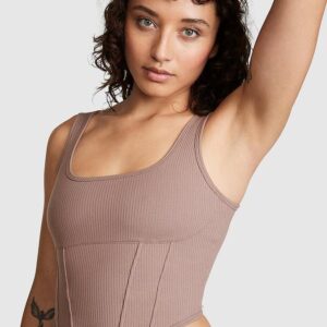 Victoria's Secret K Base Cotton Corset Top