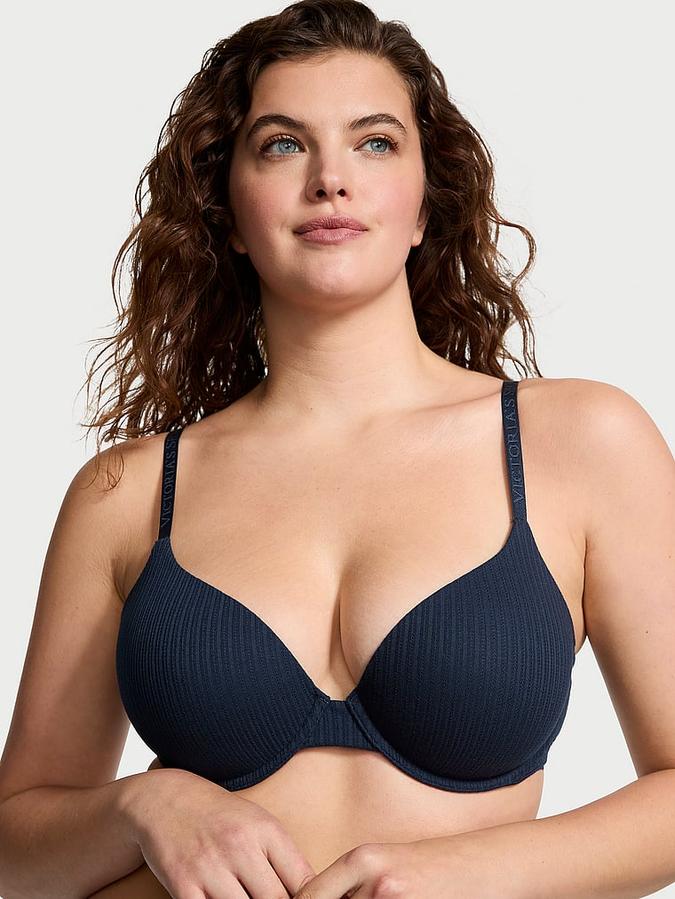 Victoria's Secret Lightly Lined Pointelle Demi Bra
