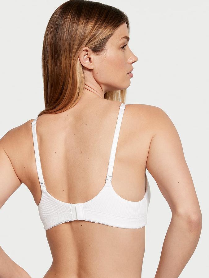Victoria's Secret Lightly Lined Pointelle Wireless Bra - Image 2