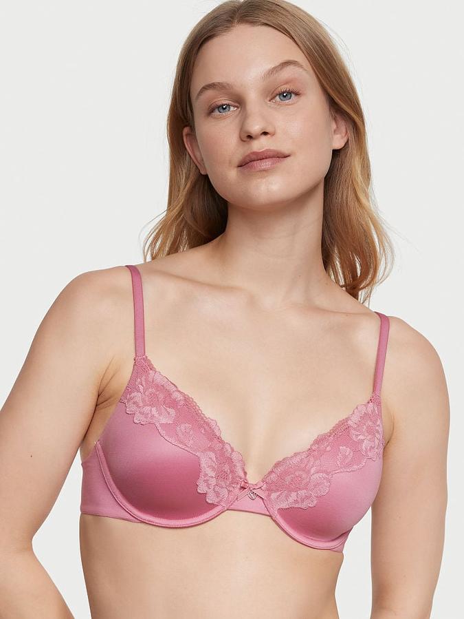 Victoria's Secret Lightly Lined Full-Coverage Lace-Trim Bra