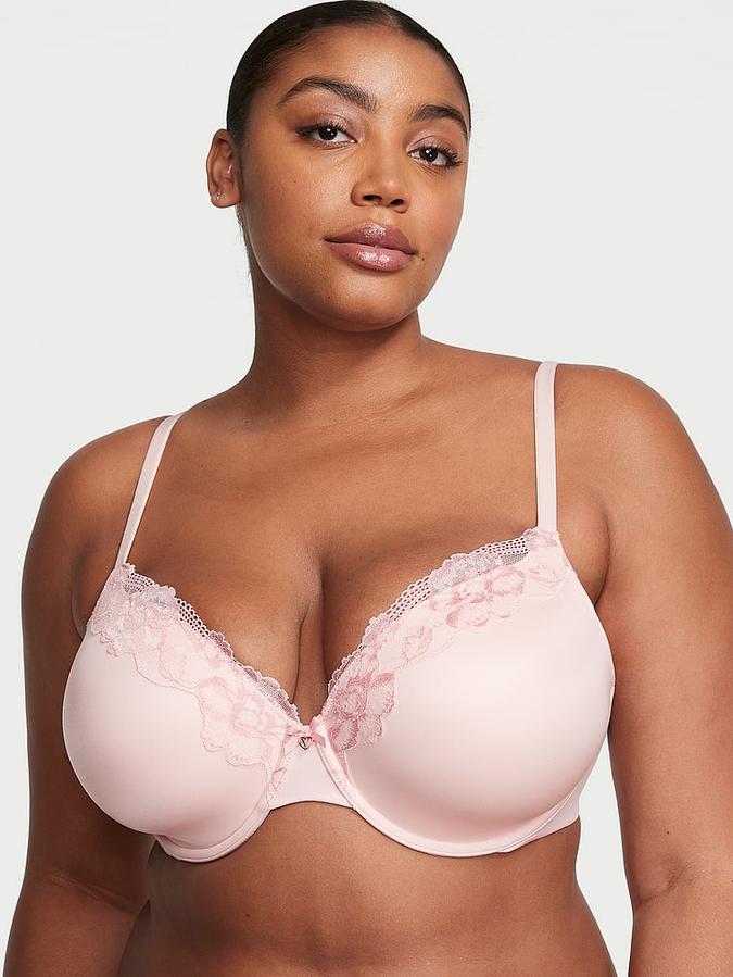 Victoria's Secret Lightly Lined Full-Coverage Lace-Trim Bra