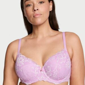 Victoria's Secret Lightly Lined Lace-Cup Demi Bra
