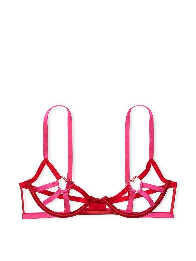 Victoria's Secret Heartware Open-Cup Strappy Demi Bra . - Image 3