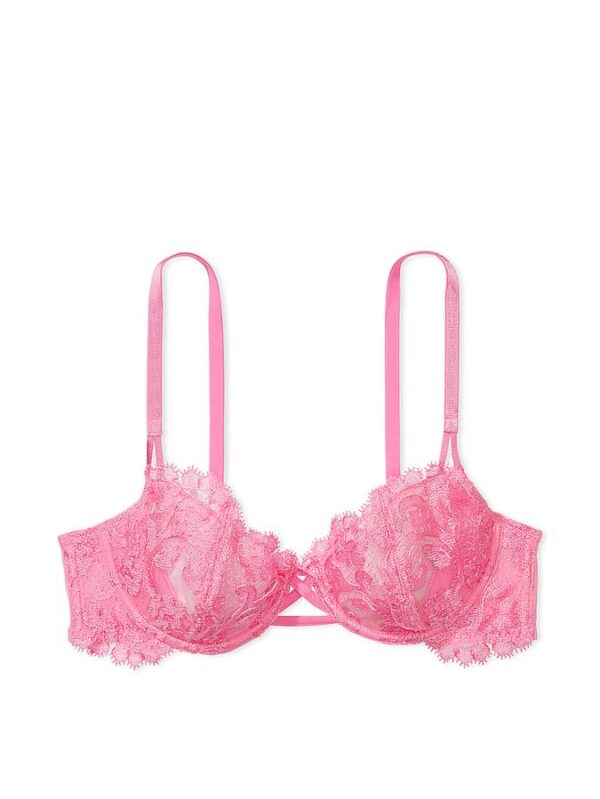 Victoria's Secret Wicked Unlined Boho Floral Embroidery Balconette Bra - Image 3