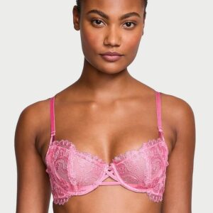 Victoria's Secret Wicked Unlined Boho Floral Embroidery Balconette Bra