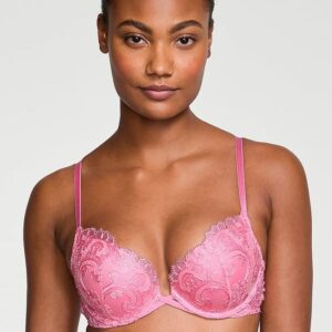 Victoria's Secret Boho Floral Embroidery Push-Up Bra