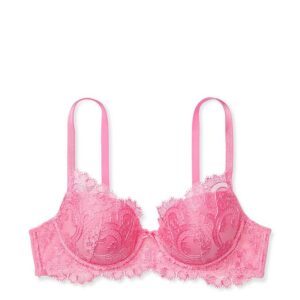 Victoria's Secret Boho Floral Embroidery Lightly Lined Demi Bra