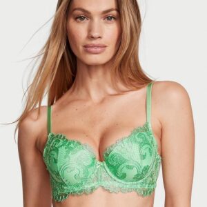 Victoria's Secret Boho Floral Embroidery Lightly Lined Demi Bra