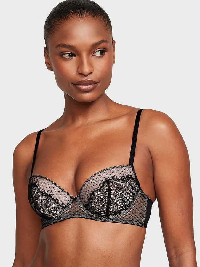 Victoria's Secret Lace Lightly Lined Demi Bra