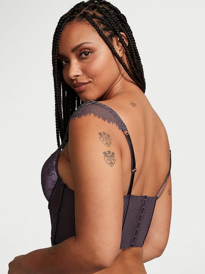 Victoria's Secret Lace Cap-Sleeve Corset Top - Image 2