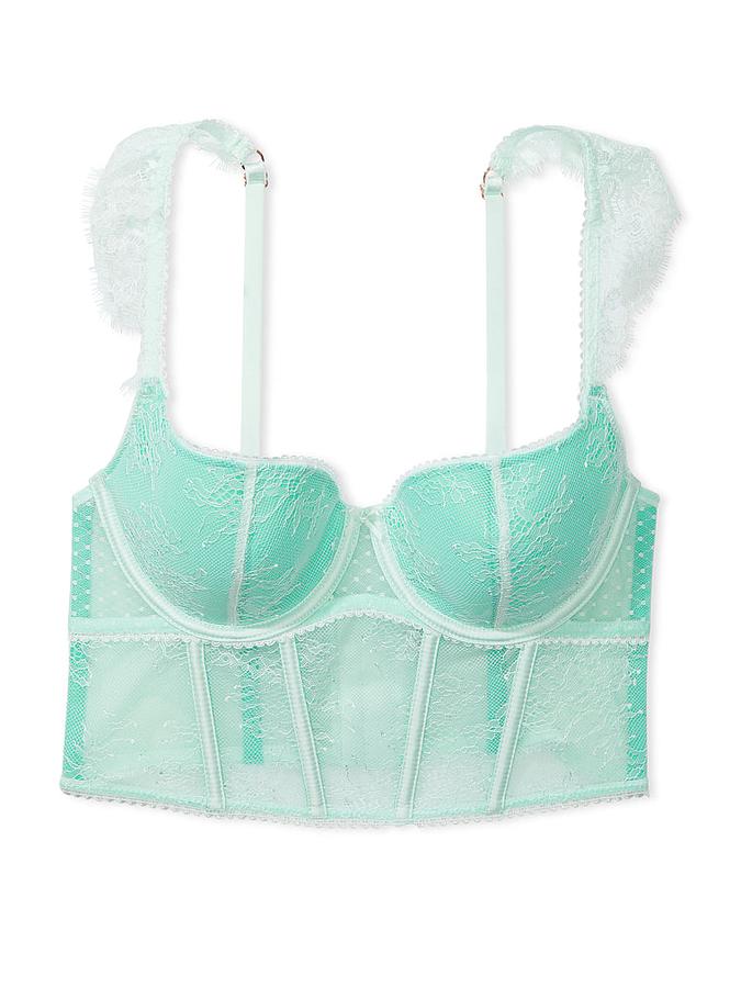 Victoria's Secret Lace Cap-Sleeve Corset Top - Image 3