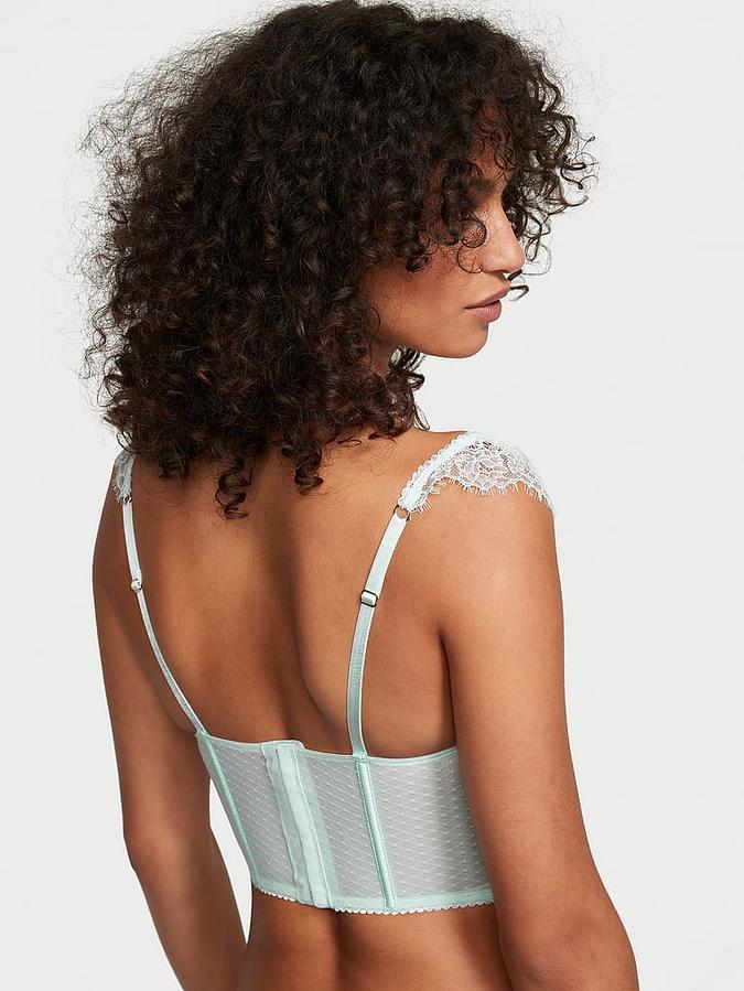 Victoria's Secret Lace Cap-Sleeve Corset Top - Image 2