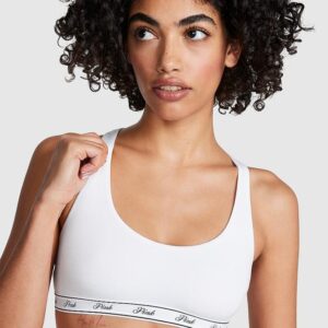 Victoria's Secret Cotton Logo Racerback Bralette