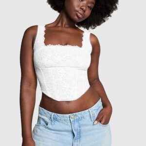 Victoria's Secret Wicked Unlined Boho Floral Embroidery Balconette Bra