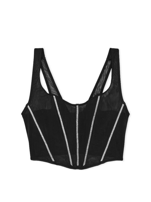 Victoria's Secret Sheer Shine Corset Top - Image 3