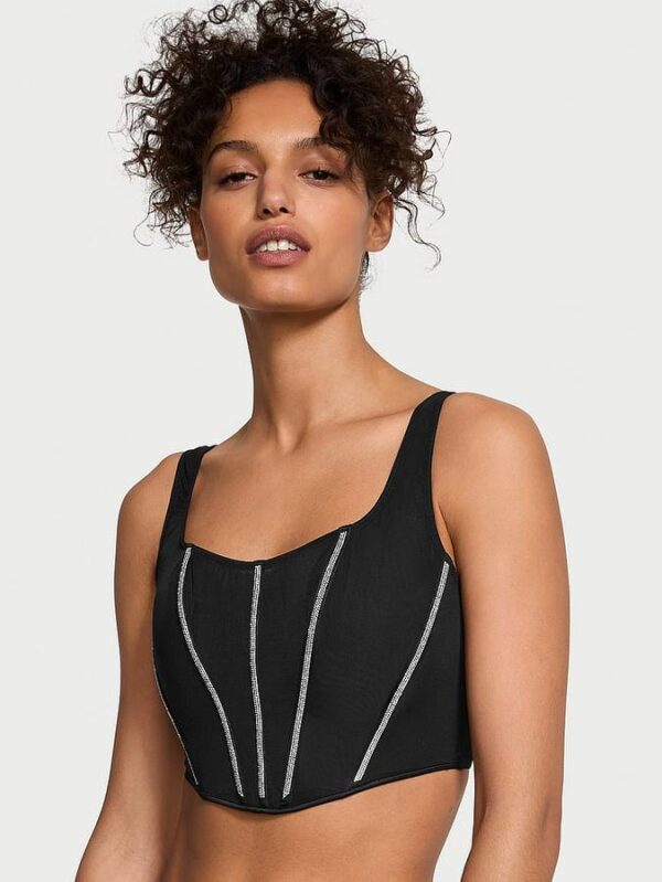 Victoria's Secret Sheer Shine Corset Top