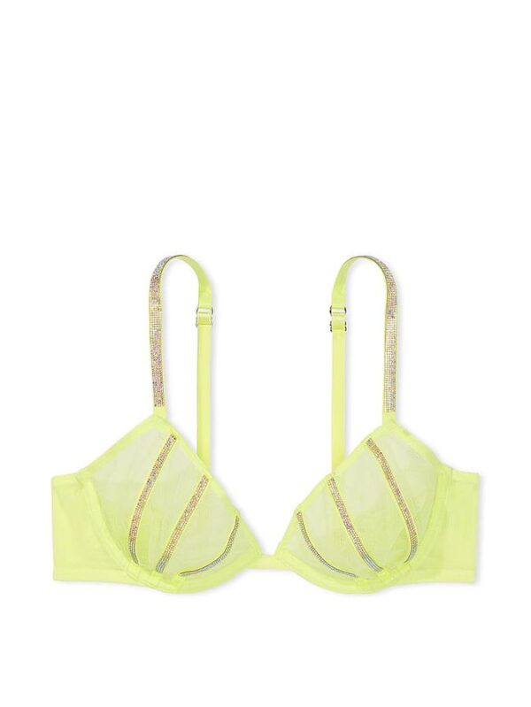 Victoria's Secret Sheer Shine Low-Cut Demi Bra - Image 3