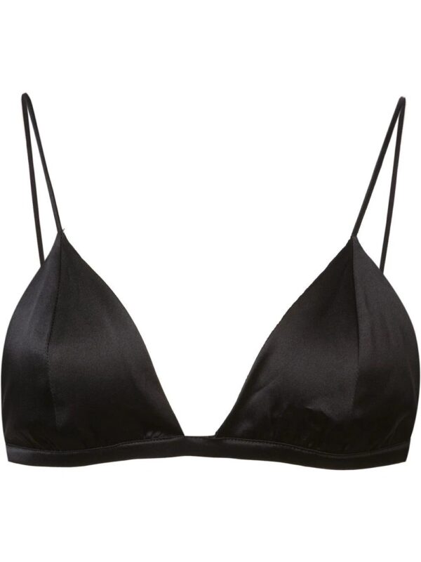 Fleur Du Mal  Luxe triangle bra