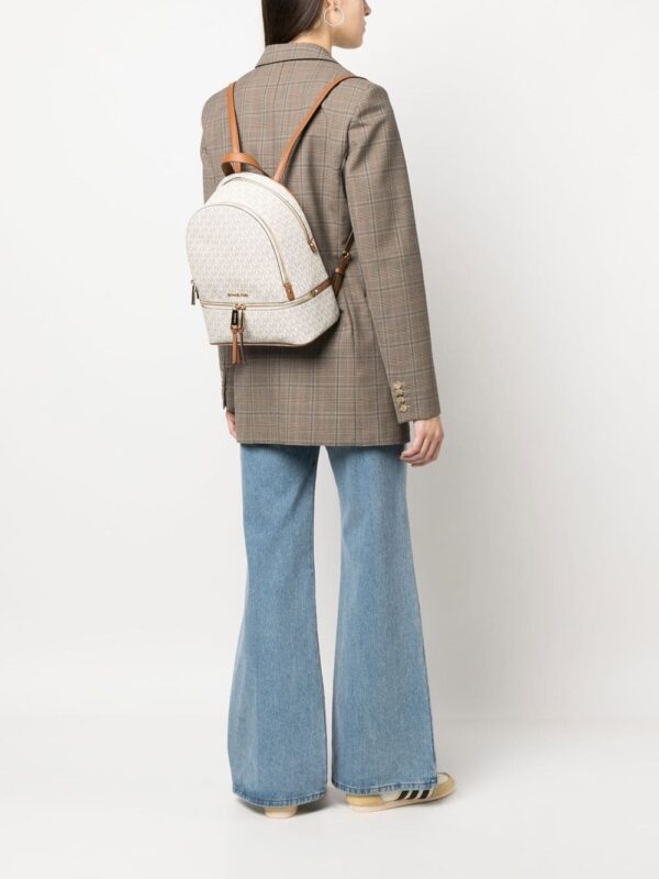 Michael Kors medium Rhea logo-print backpack - Image 4