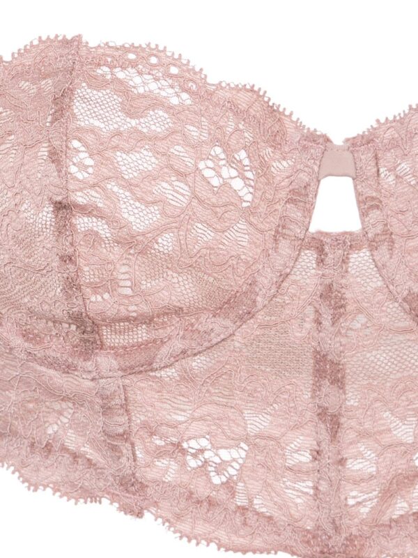 Fleur Du Mal  Charlotte lace longline bra - Image 4