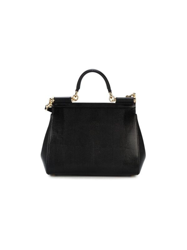 Dolce & Gabbana medium Sicily iguana-print top-handle bag - Image 3