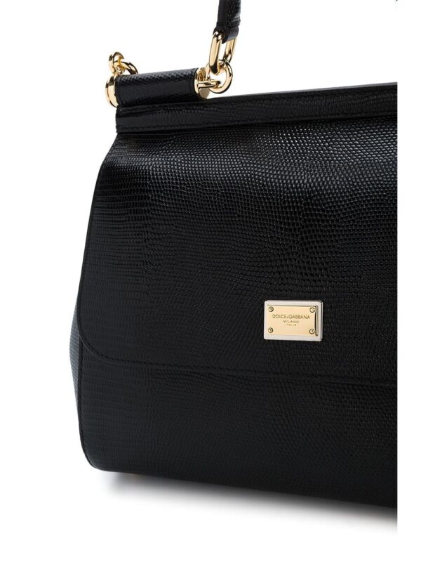 Dolce & Gabbana medium Sicily iguana-print top-handle bag - Image 5