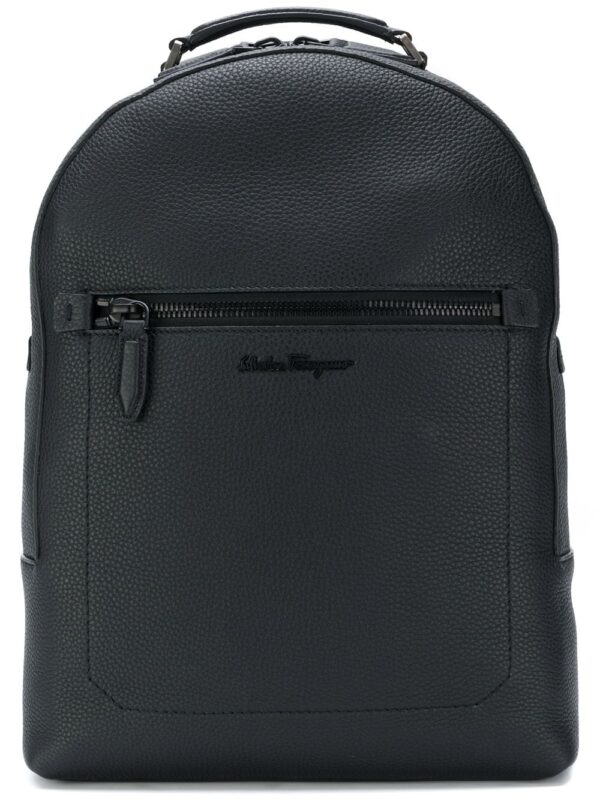 Ferragamo embroidered logo backpack
