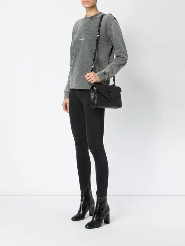 Saint Laurent  medium Collège quilted leather bag - Image 2