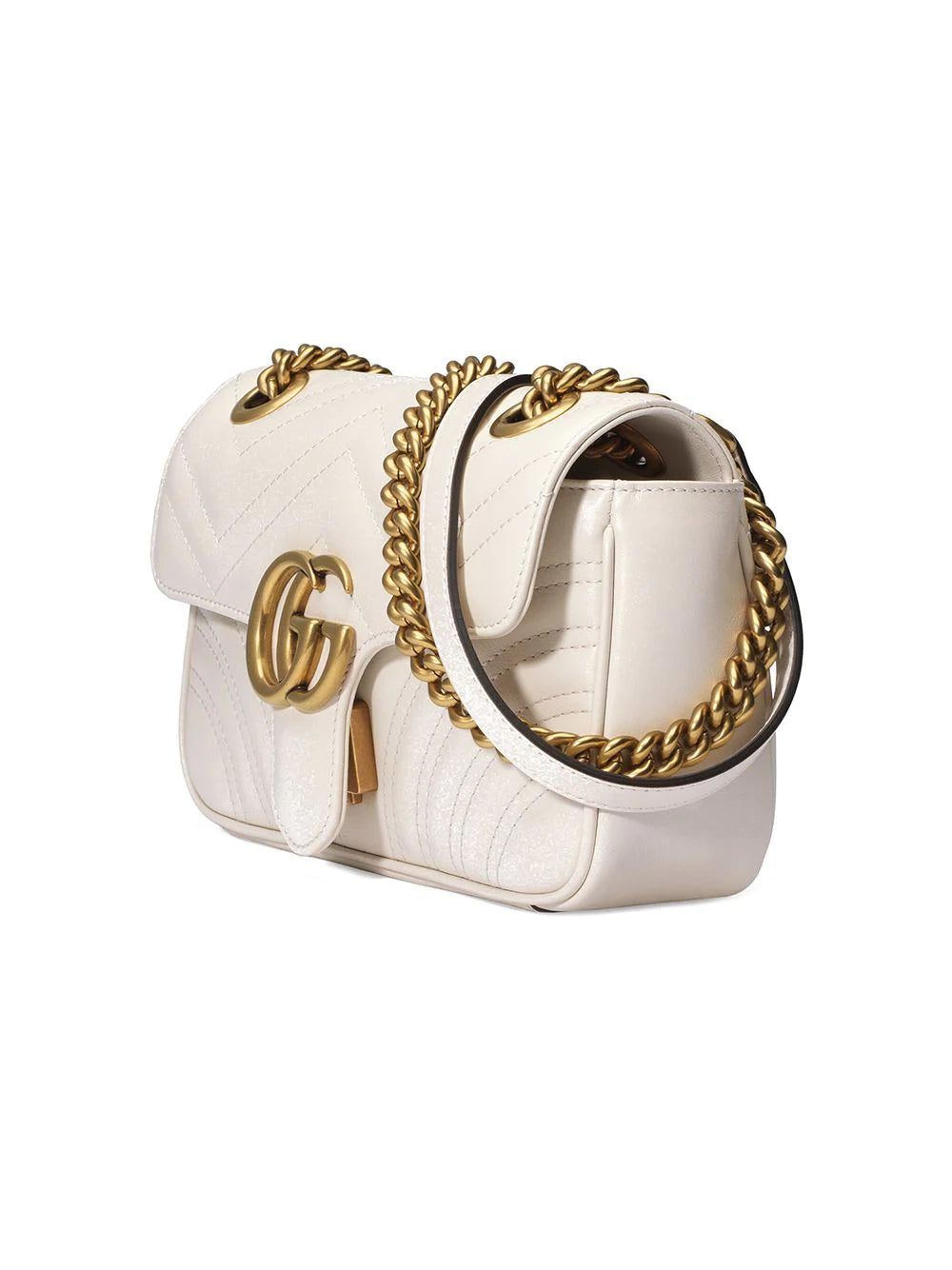 Gucci white GG Marmont matelassé mini bag - Image 4