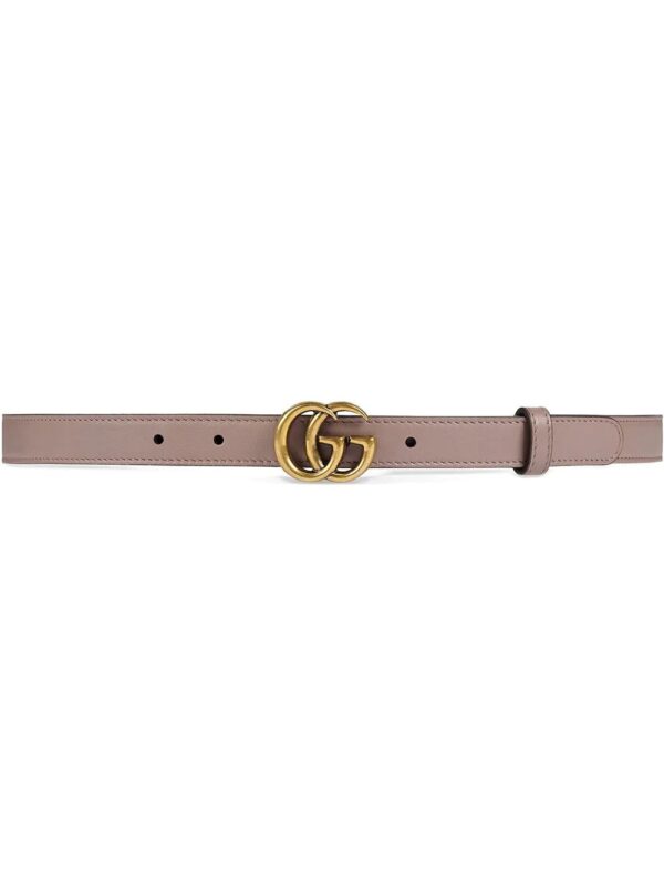 Gucci  Leather belt with Double G buckle