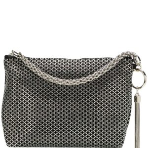 Jimmy Choo Callie crystal-embellished clutch bag