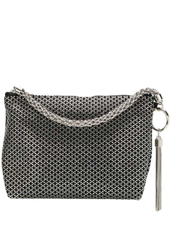 Jimmy Choo Callie crystal-embellished clutch bag