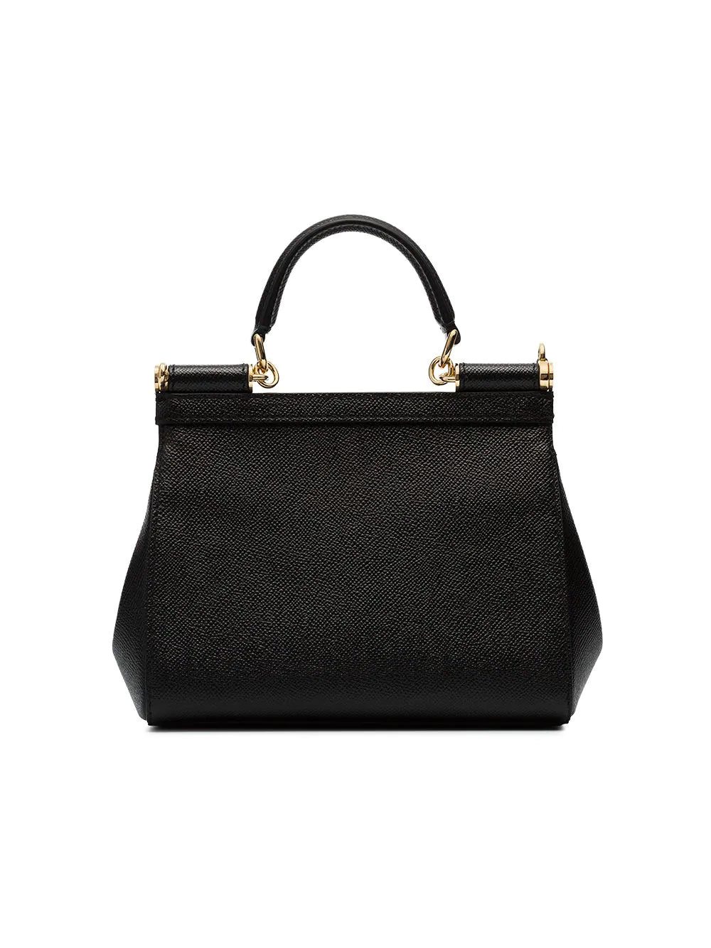 Dolce & Gabbana black sicily small leather bag - Image 3