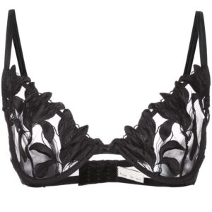 Fleur Du Mal  Lily Lace Plunge Demi bra