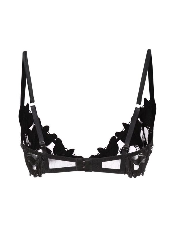 Fleur Du Mal  Lily Lace Plunge Demi bra - Image 2