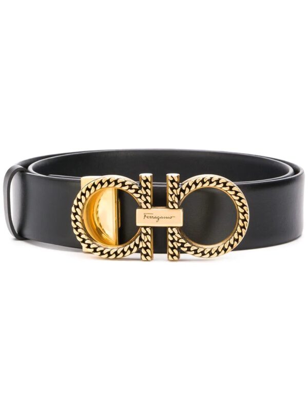 Ferragamo  double Gancini buckle belt