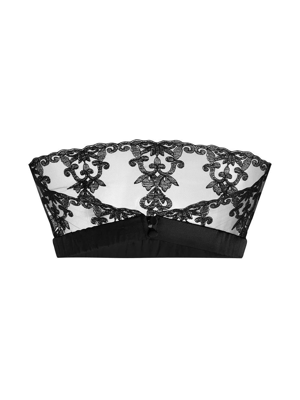 Fleur Of England Onyx lace embroidered strapless bra - Image 2