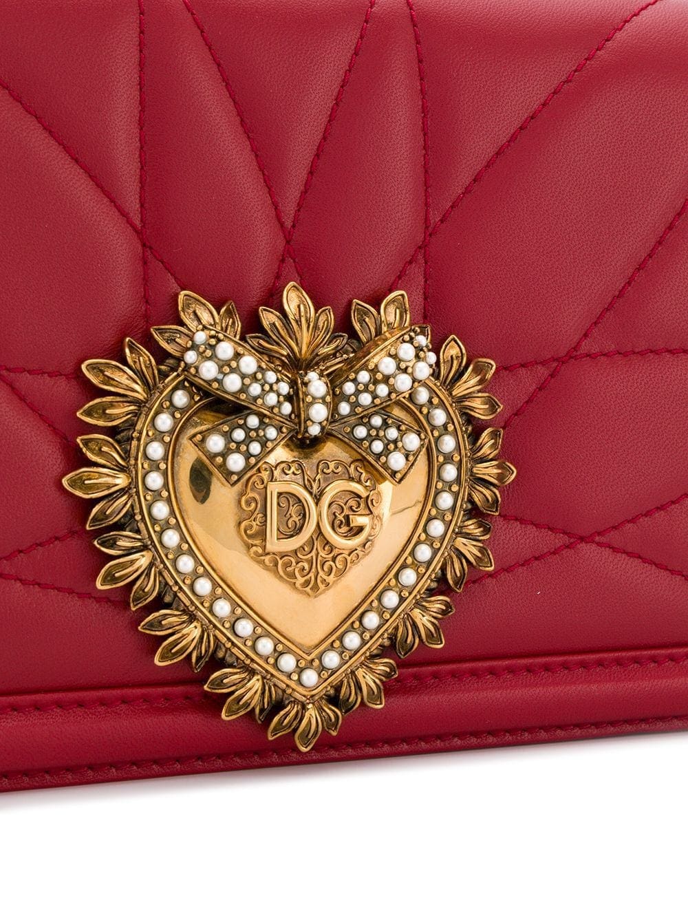 Dolce & Gabbana medium Devotion quilted crossbody bag - Image 4