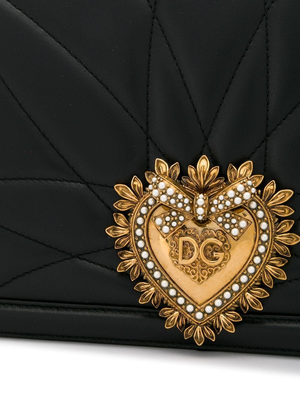 Dolce & Gabbana large Devotion quiled crossbody bag - Image 4
