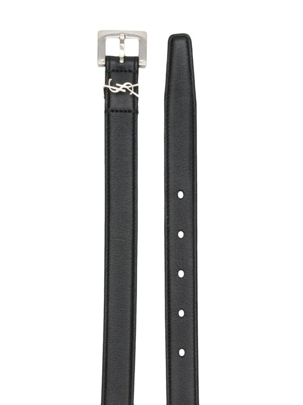 Saint Laurent  Monogram square-buckle belt - Image 2