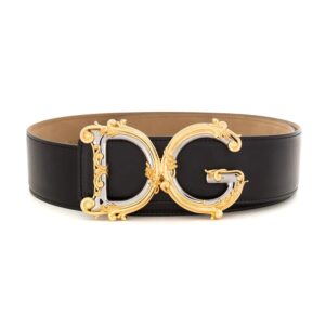 Dolce & Gabbana  baroque DG logo belt